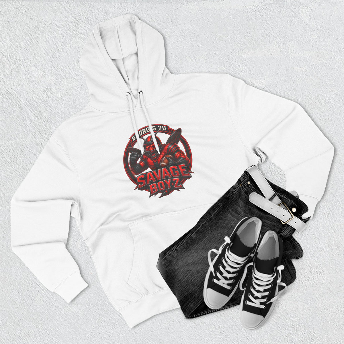 Sturgis "Savage Boyz" 7u Fleece Pullover Hoodie