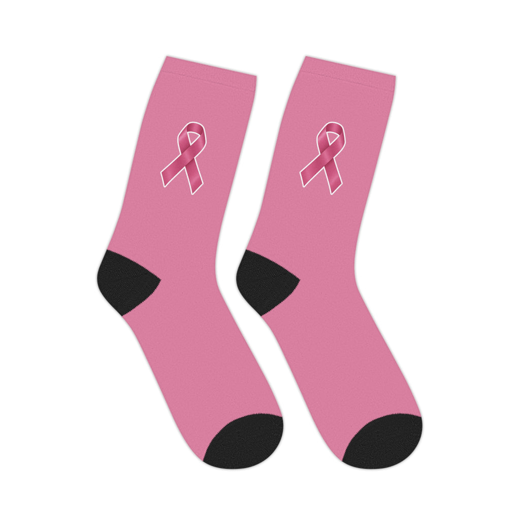 Sturgis Hornets Breast Cancer Awareness Mid-Length Crew Socks