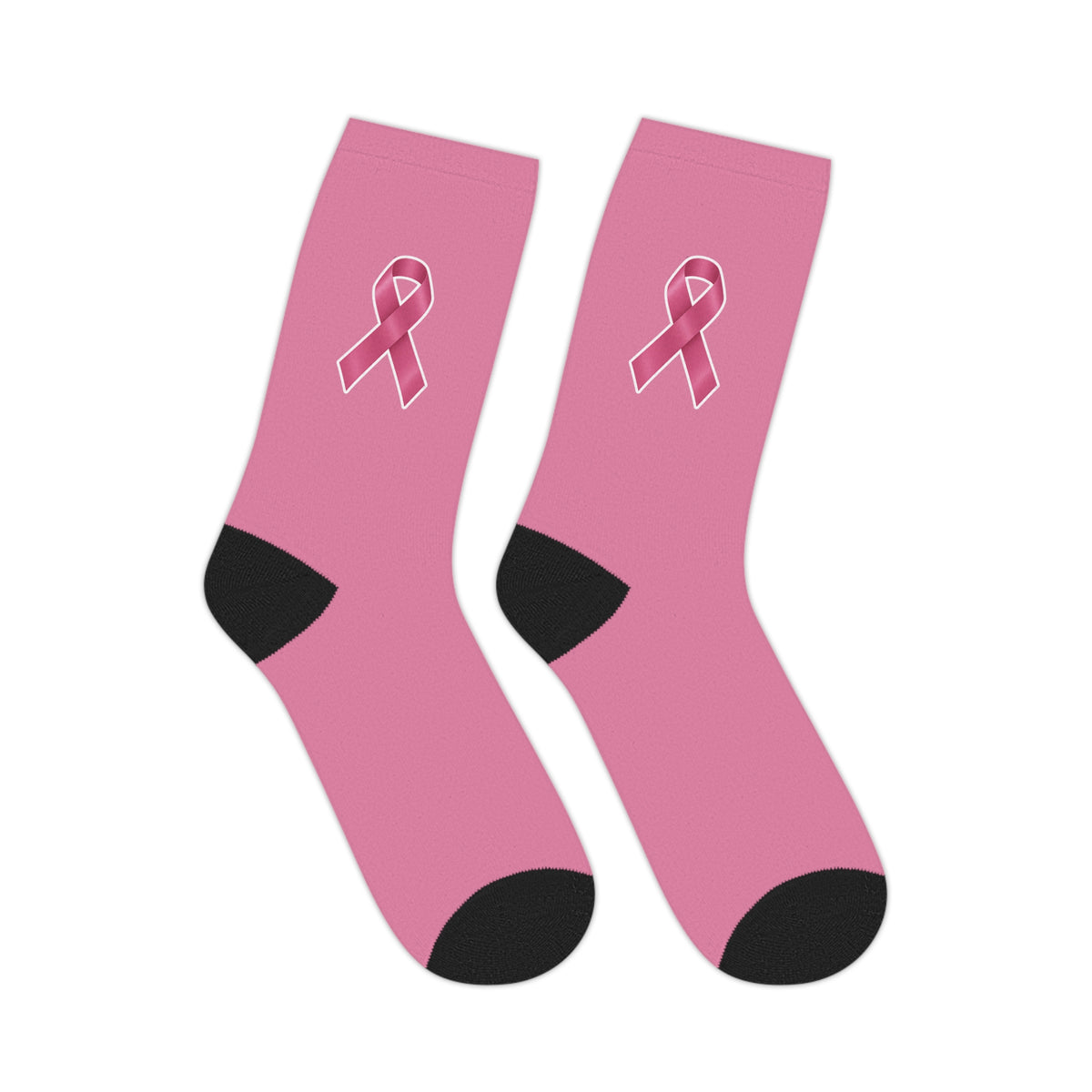 Sturgis Hornets Breast Cancer Awareness Mid-Length Crew Socks