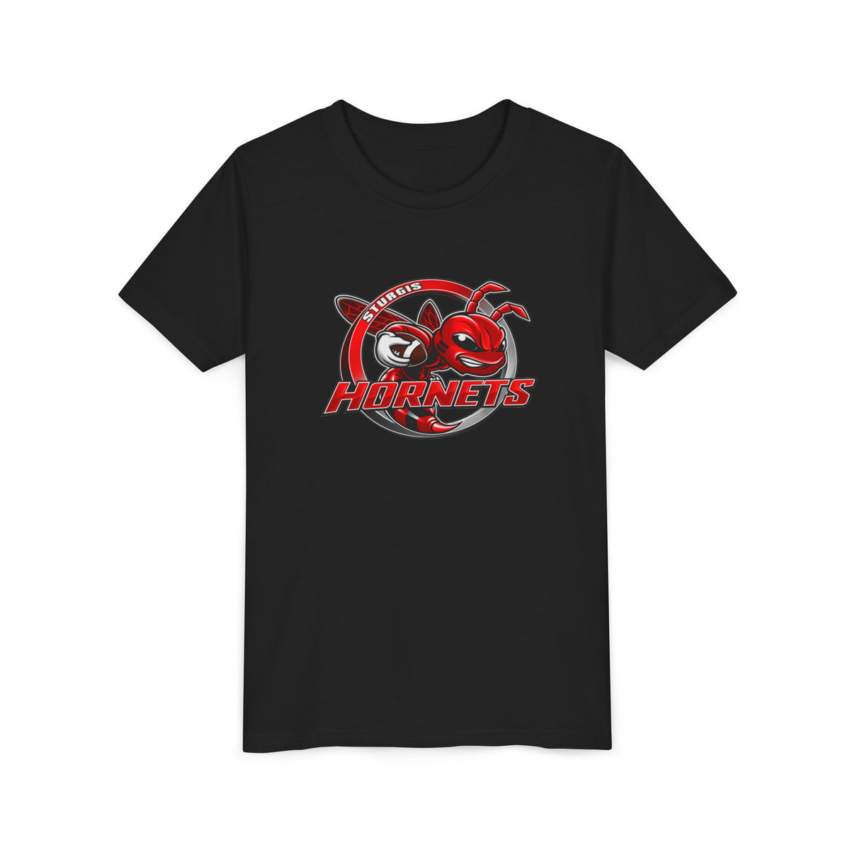 Sturgis Hornets Mascot Logo Youth Tee