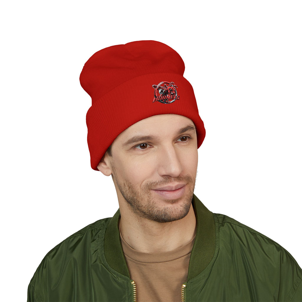 Sturgis Hornets Mascot Logo Embroidered Winter Hat