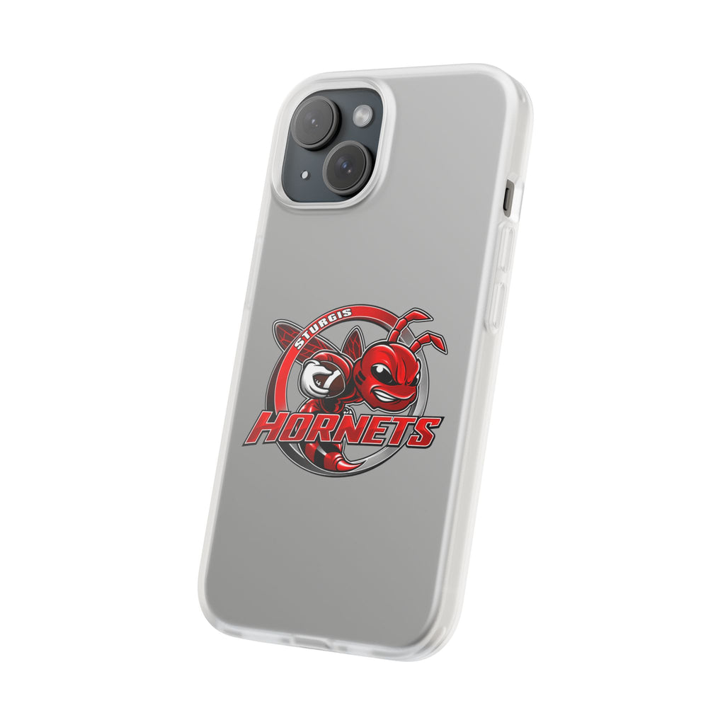 Sturgis Hornets Mascot Logo Clear Flexi Phone Case