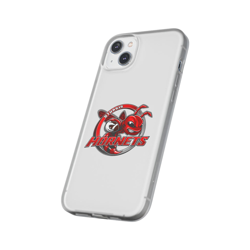 Sturgis Hornets Mascot Logo Clear Flexi Phone Case
