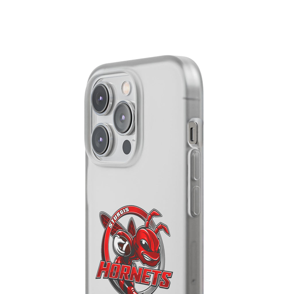 Sturgis Hornets Mascot Logo Clear Flexi Phone Case
