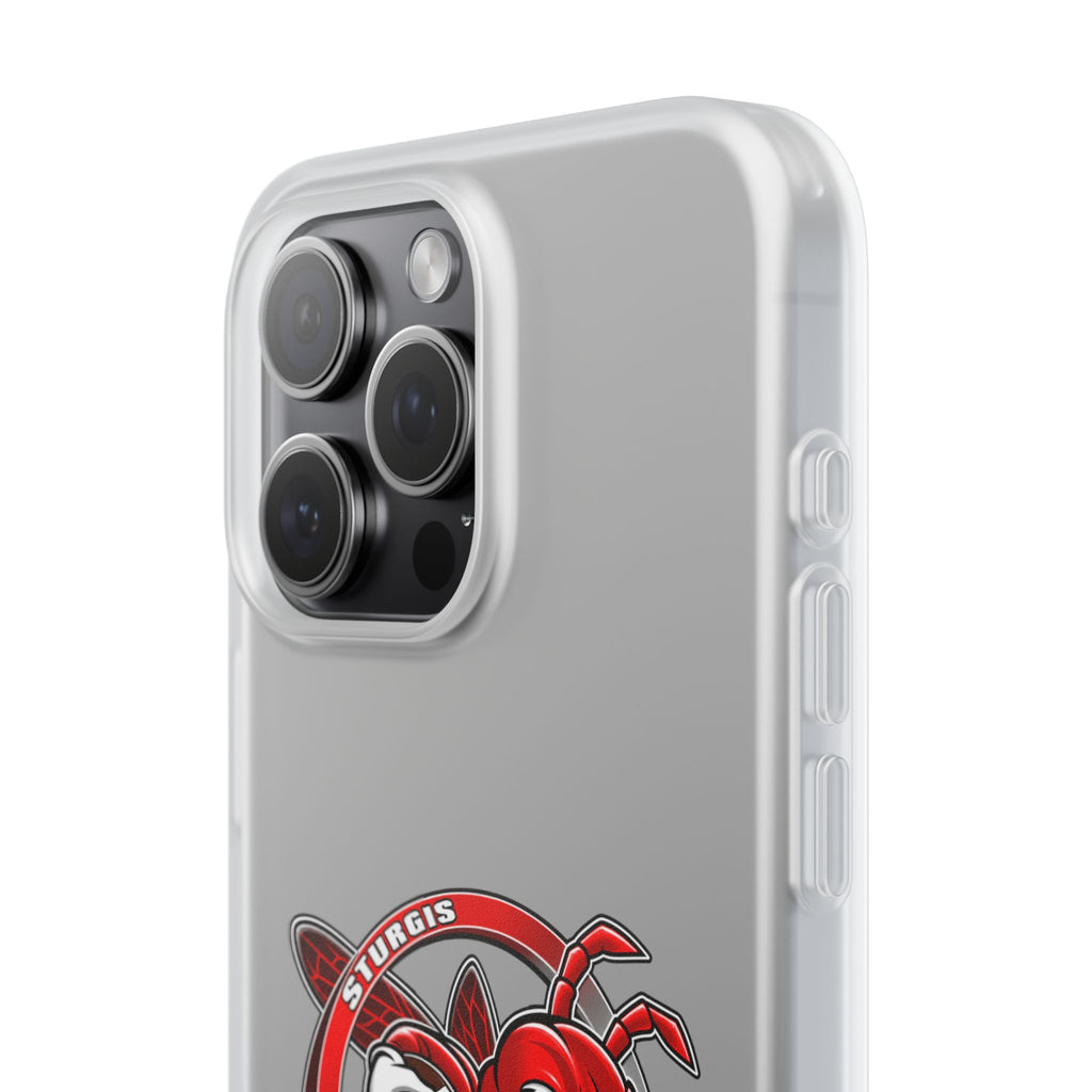 Sturgis Hornets Mascot Logo Clear Flexi Phone Case