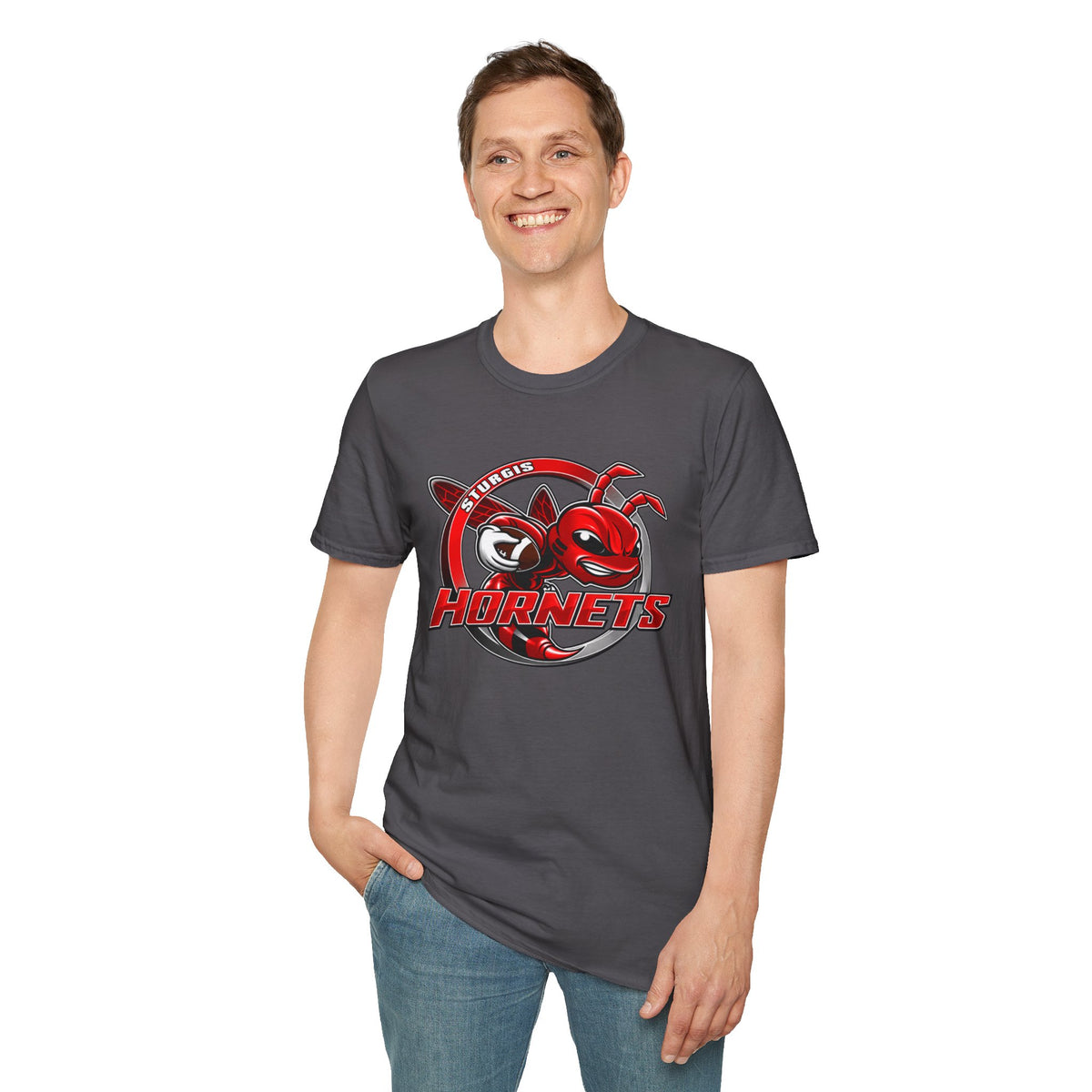 Sturgis Hornets Mascot Logo Tee