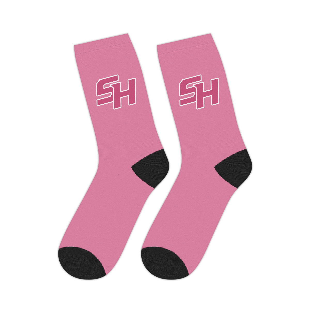 Sturgis Hornets Breast Cancer Awareness Mid-Length Crew Socks
