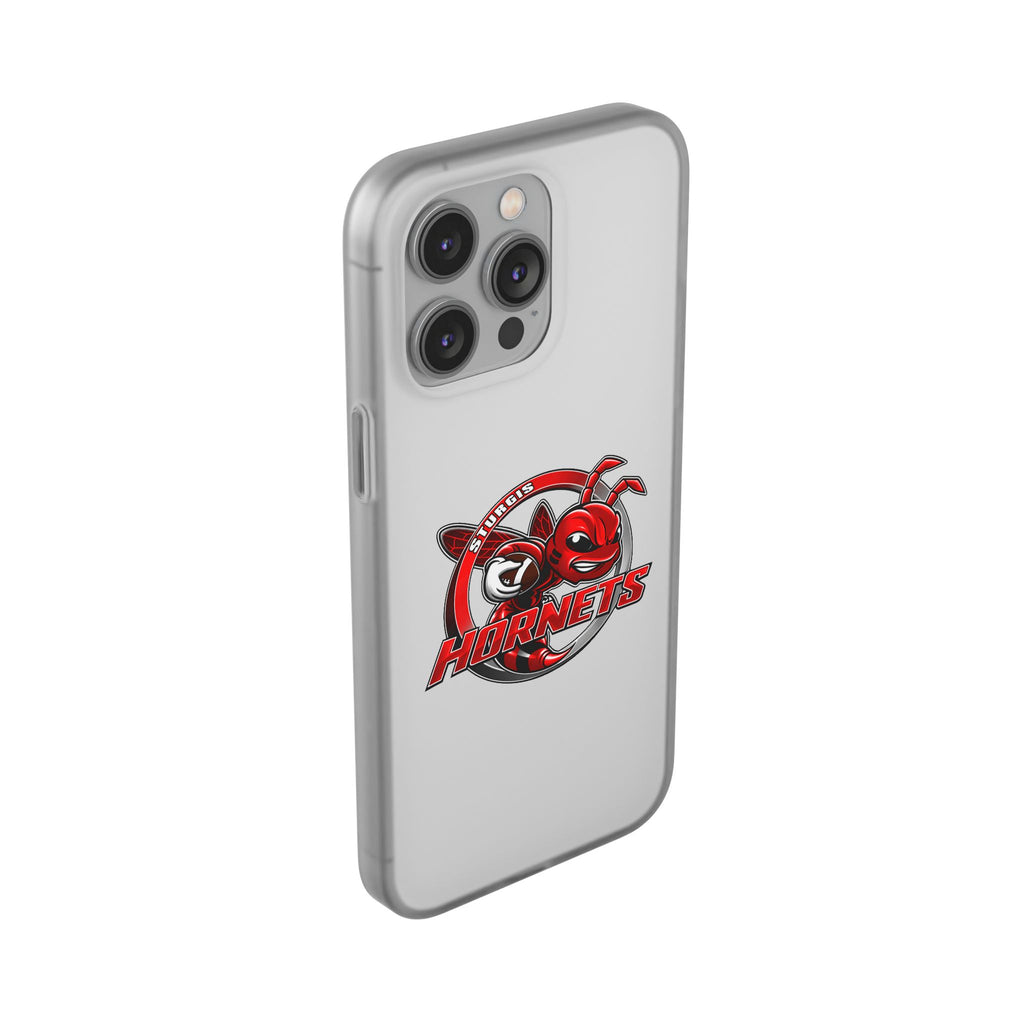 Sturgis Hornets Mascot Logo Clear Flexi Phone Case