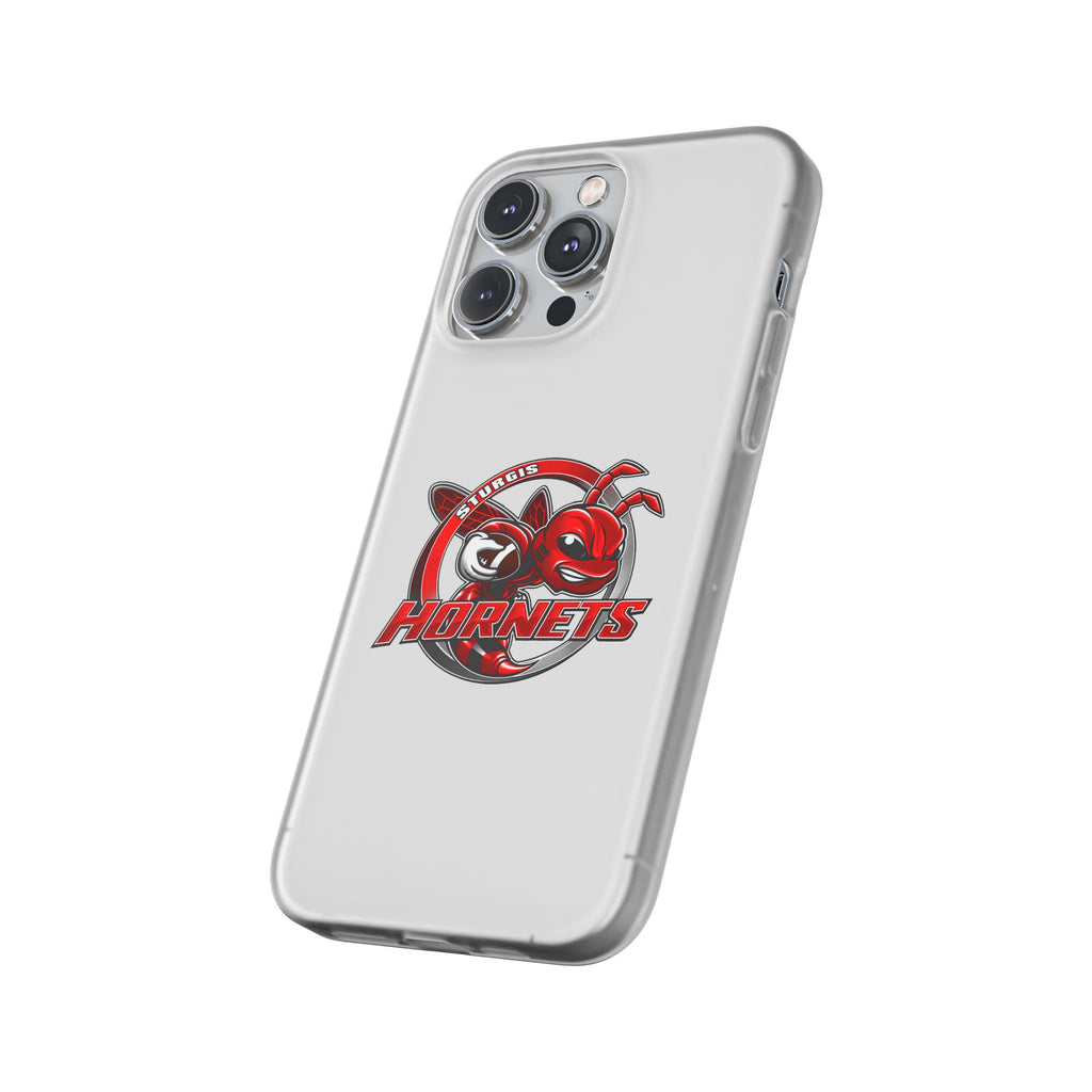 Sturgis Hornets Mascot Logo Clear Flexi Phone Case