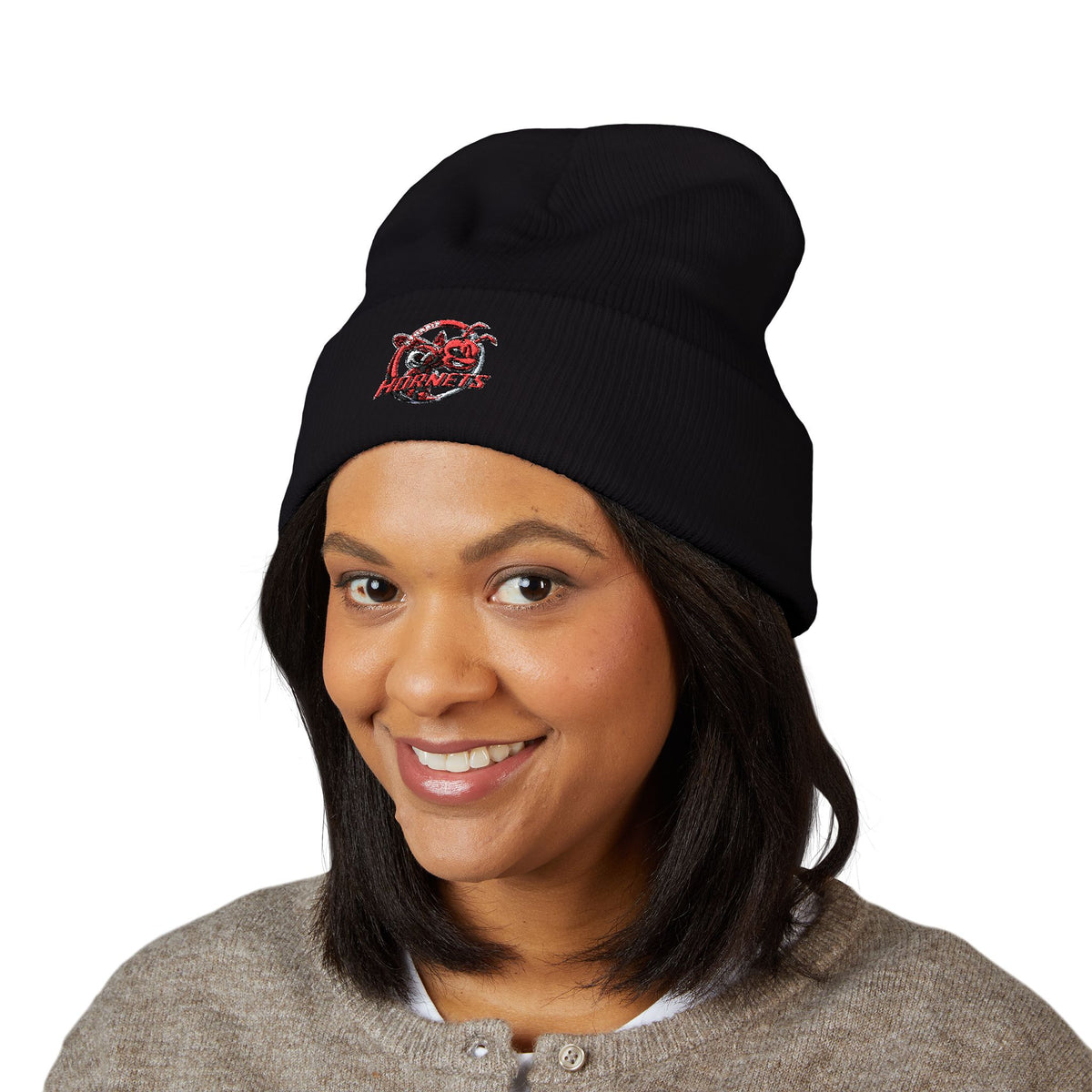 Sturgis Hornets Mascot Logo Embroidered Winter Hat
