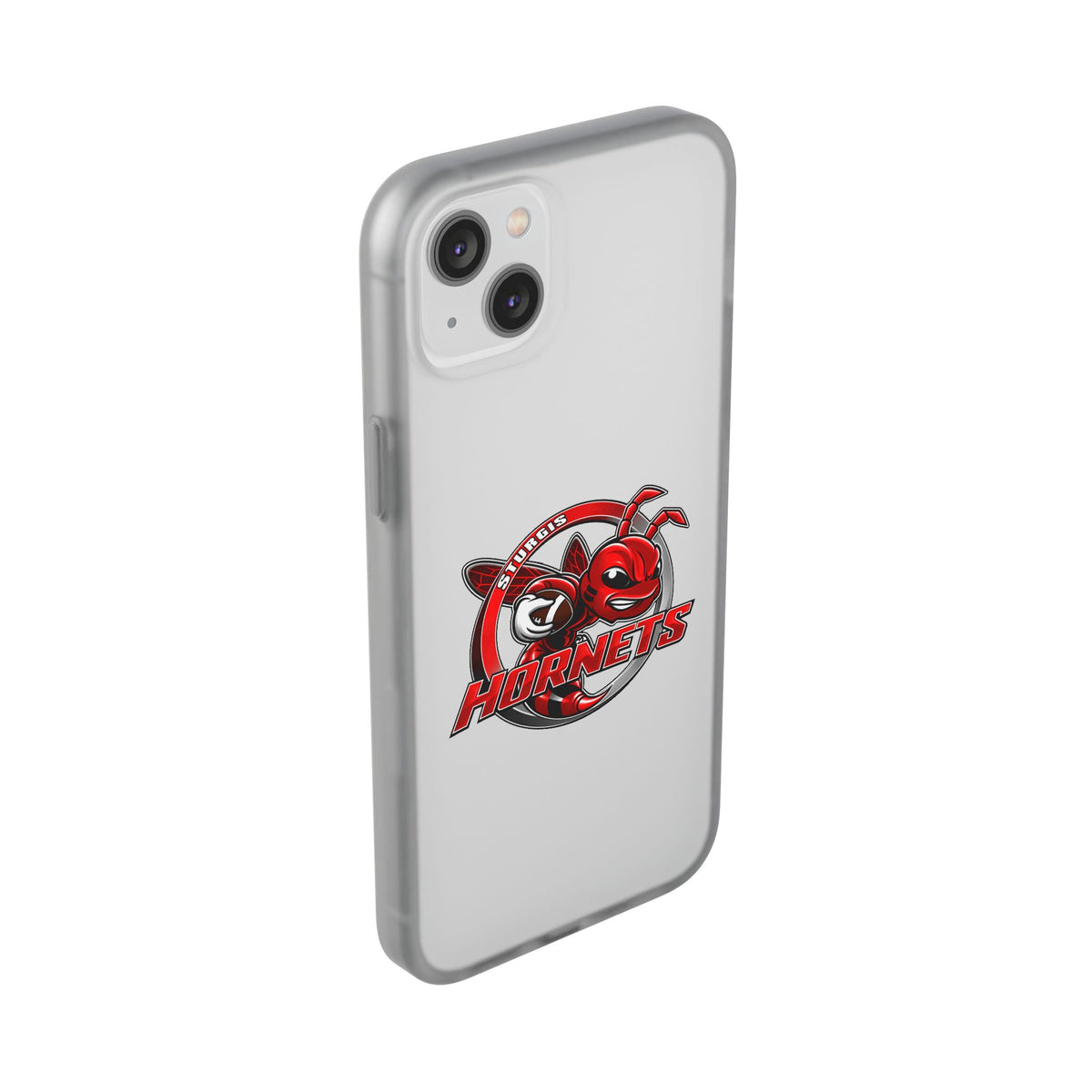 Sturgis Hornets Mascot Logo Clear Flexi Phone Case