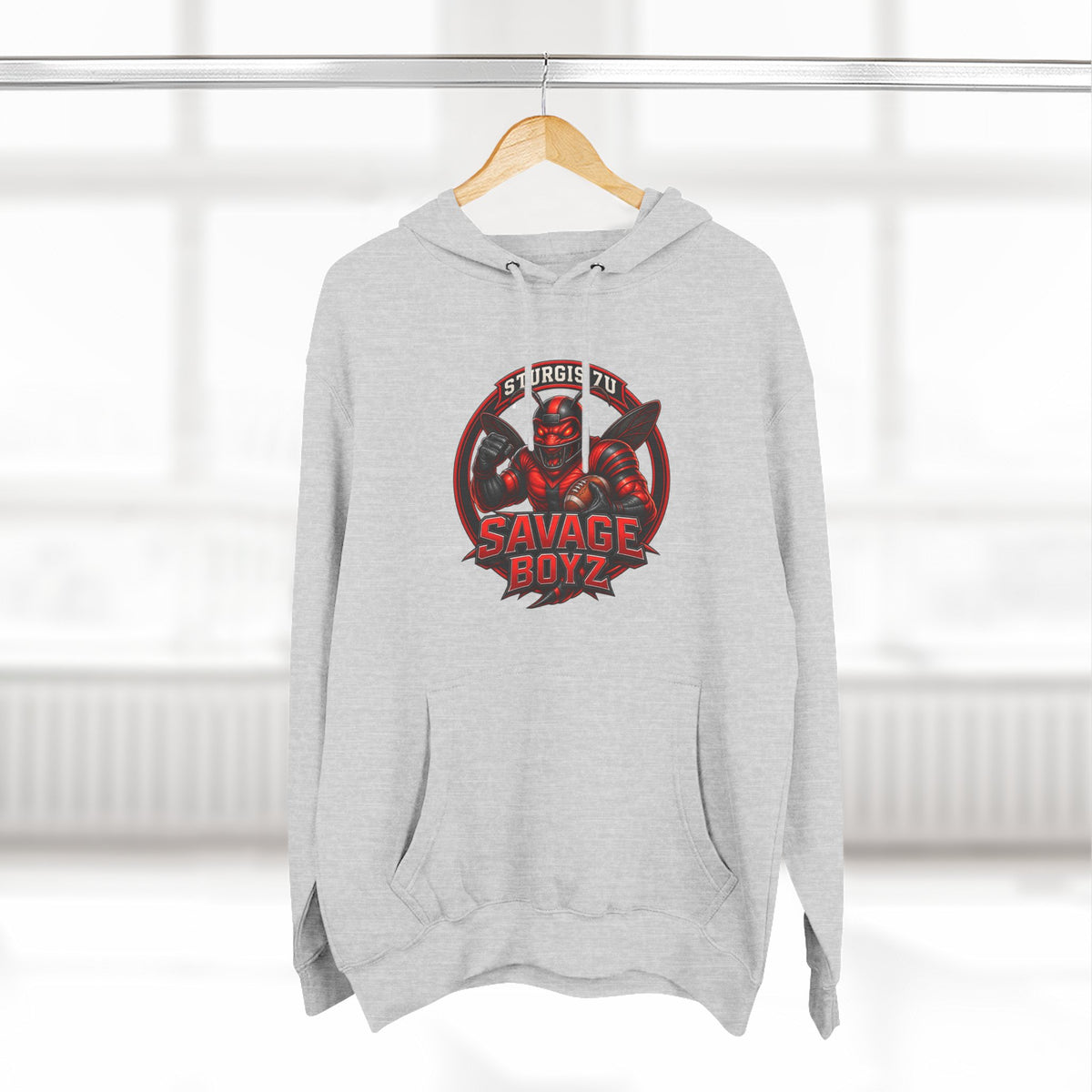 Sturgis "Savage Boyz" 7u Fleece Pullover Hoodie