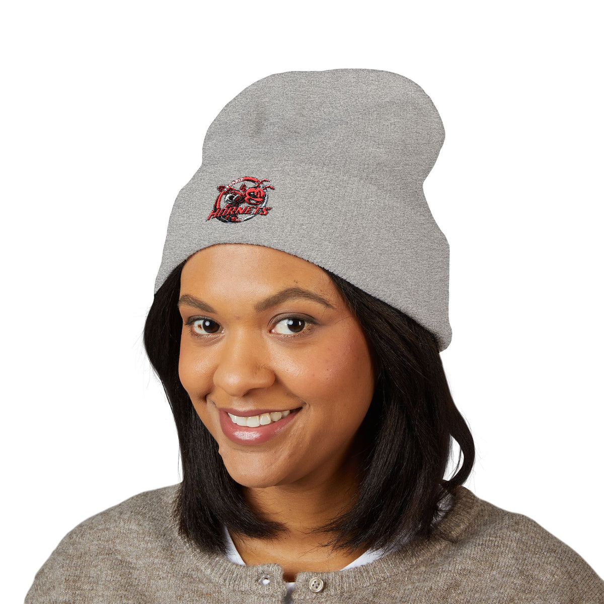 Sturgis Hornets Mascot Logo Embroidered Winter Hat