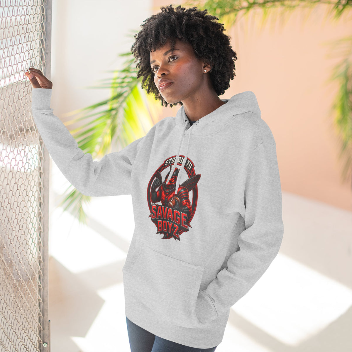 Sturgis "Savage Boyz" 7u Fleece Pullover Hoodie