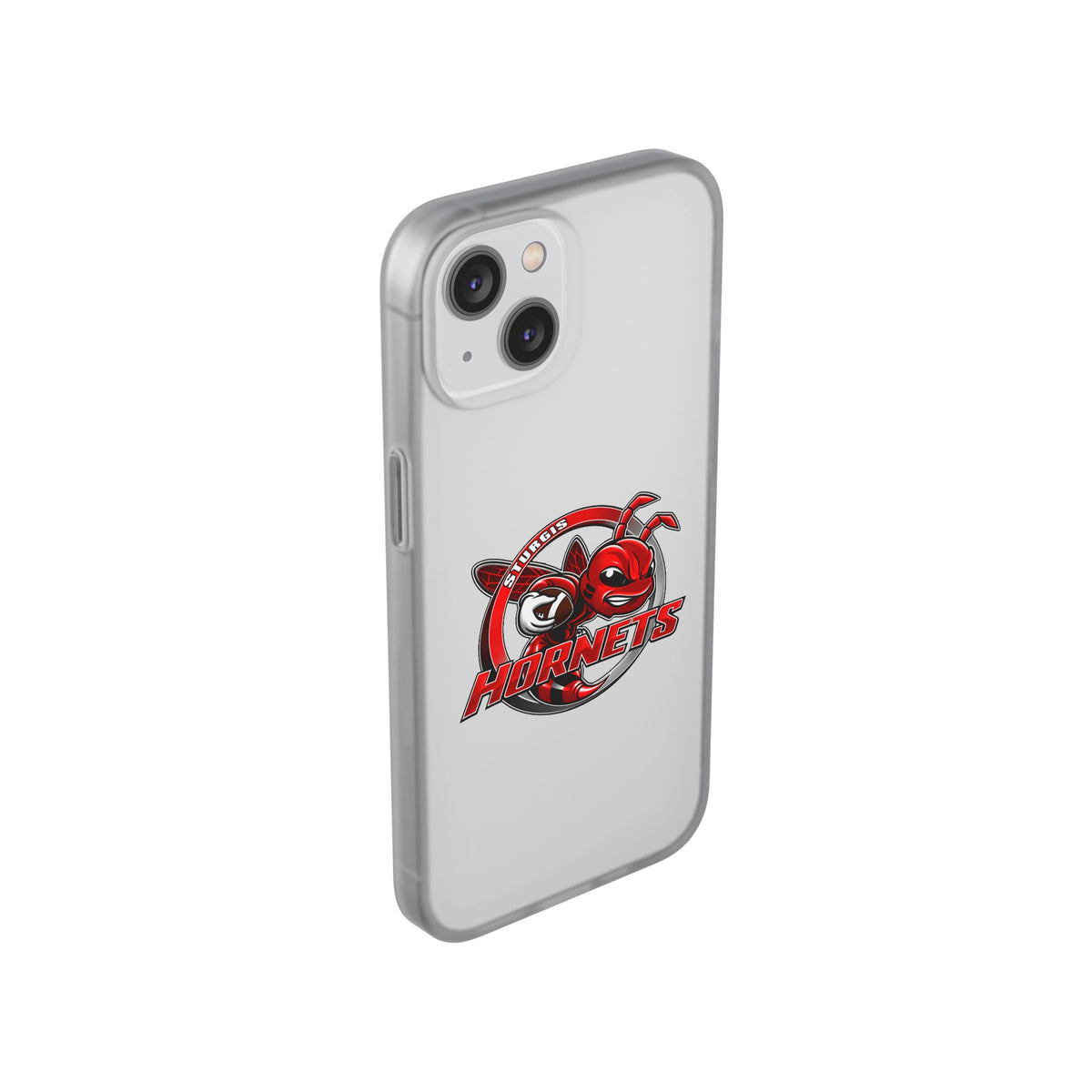 Sturgis Hornets Mascot Logo Clear Flexi Phone Case