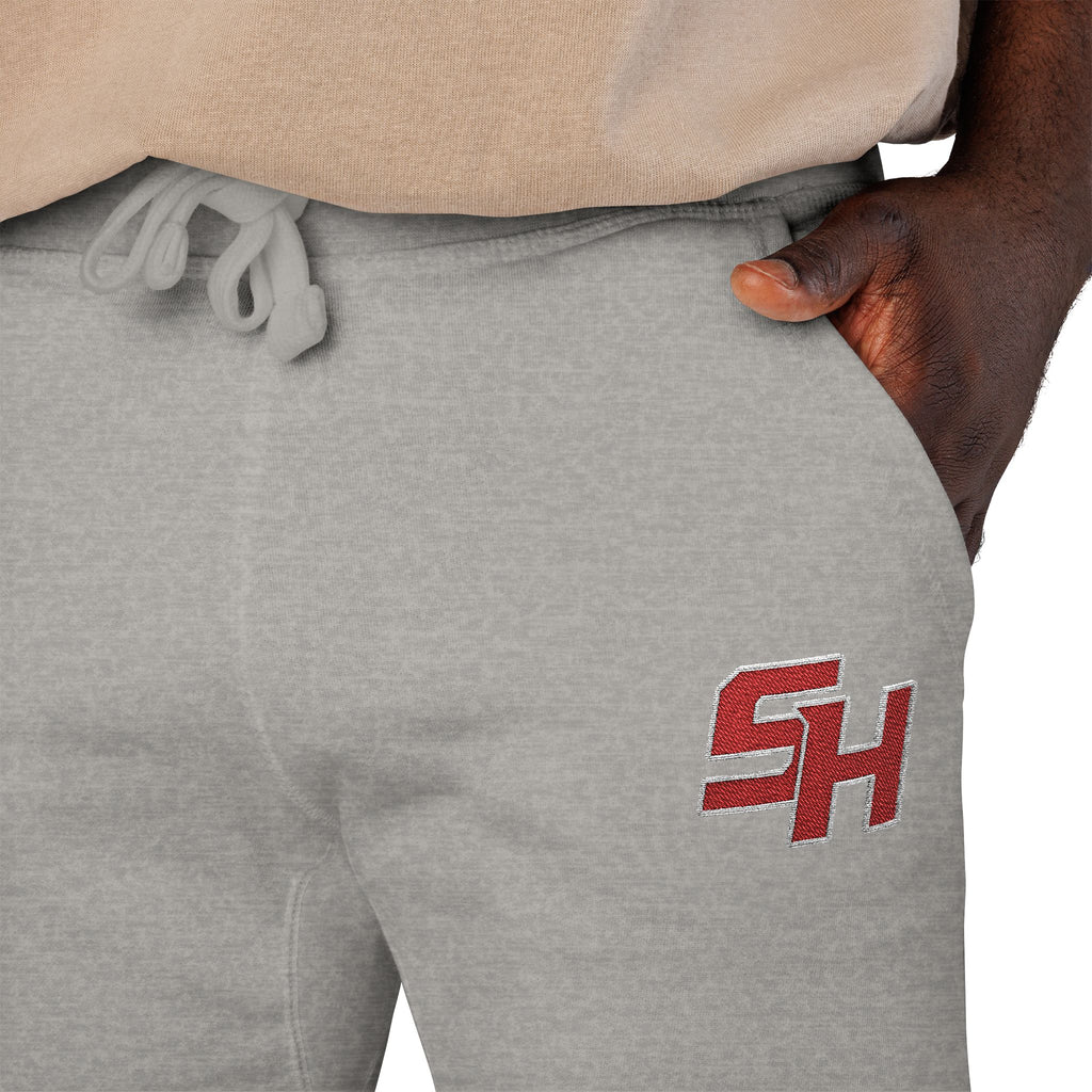 Sturgis Hornets Monogram Logo Embroidered Fleece Sweatpants