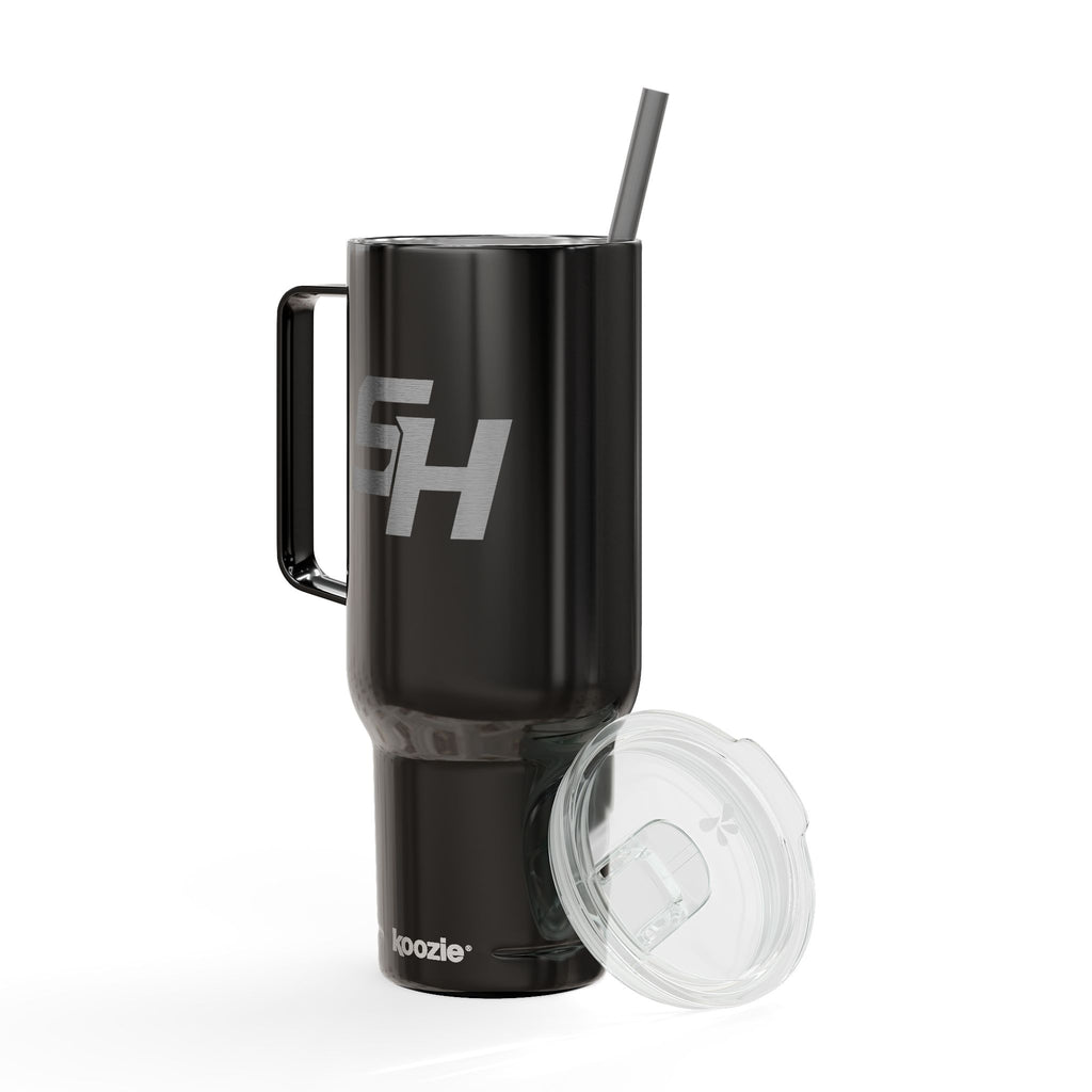 Sturgis Hornets Monogram Logo 40oz Engraved Insulated Tumbler with Lid & Straw