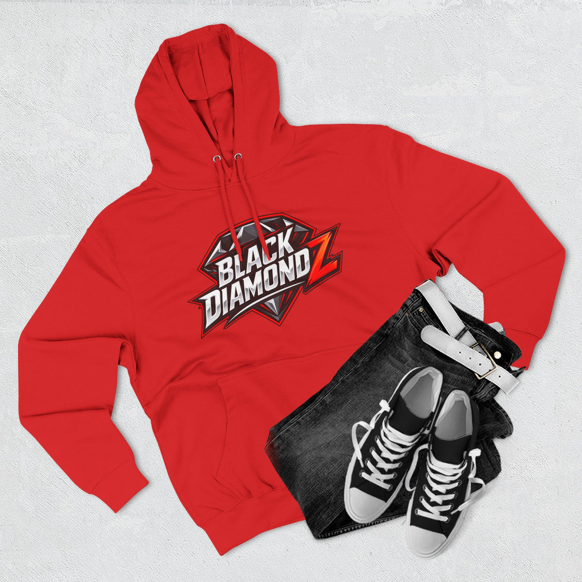 Stugis "Black Diamondz" Cheer Fleece Pullover Hoodie