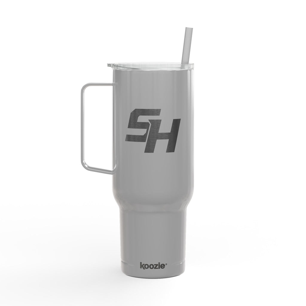 Sturgis Hornets Monogram Logo 40oz Engraved Insulated Tumbler with Lid & Straw