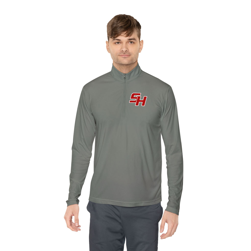 Sturgis Hornet Monogram/SH Logo Embroidered Quarter-Zip Pullover