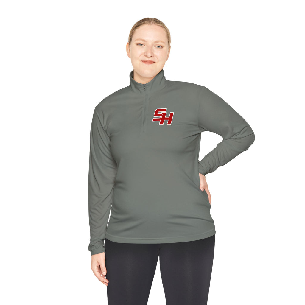 Sturgis Hornet Monogram/SH Logo Embroidered Quarter-Zip Pullover