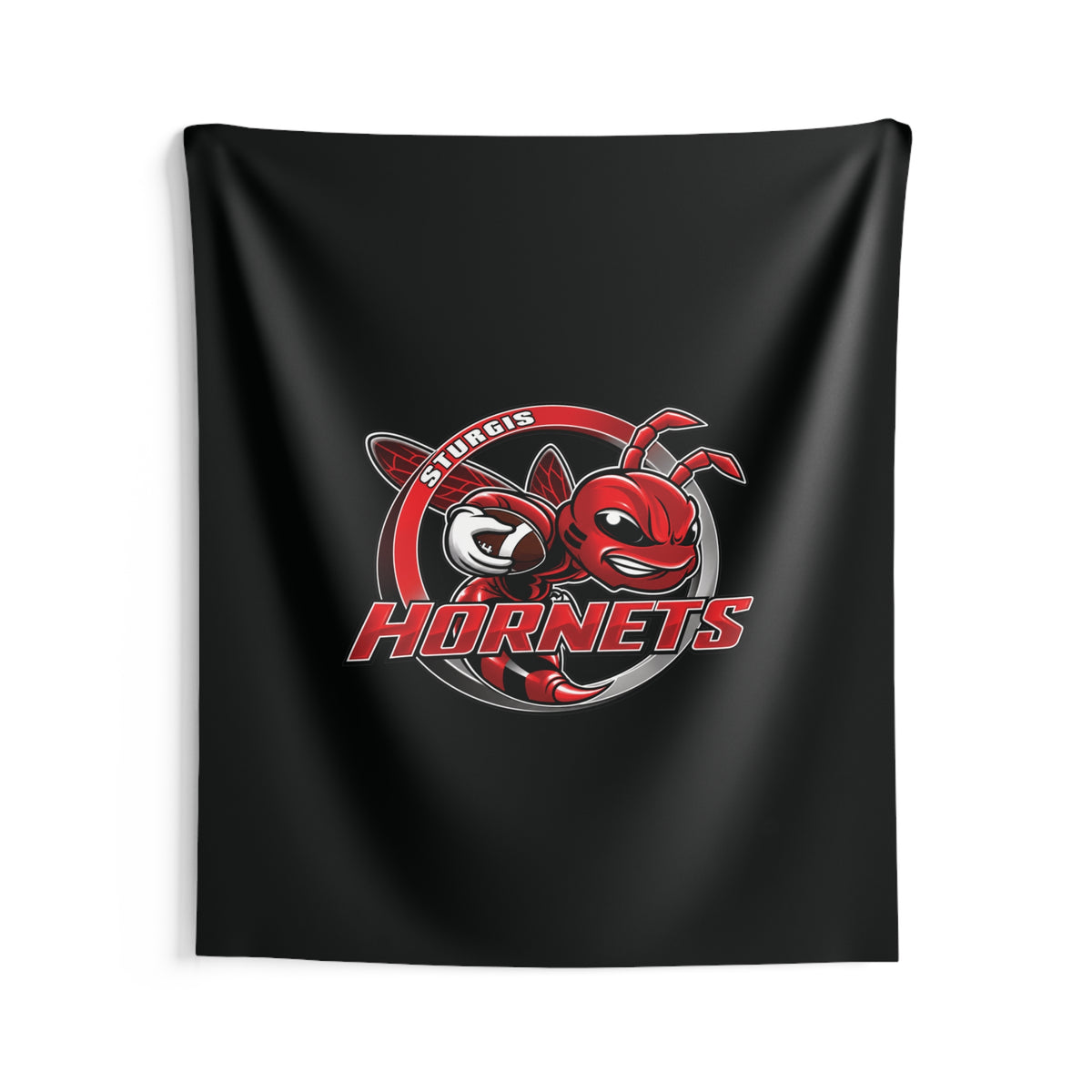 Sturgis Hornets Mascot Logo Indoor Wall Tapestry