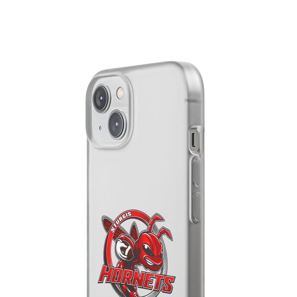 Sturgis Hornets Mascot Logo Clear Flexi Phone Case