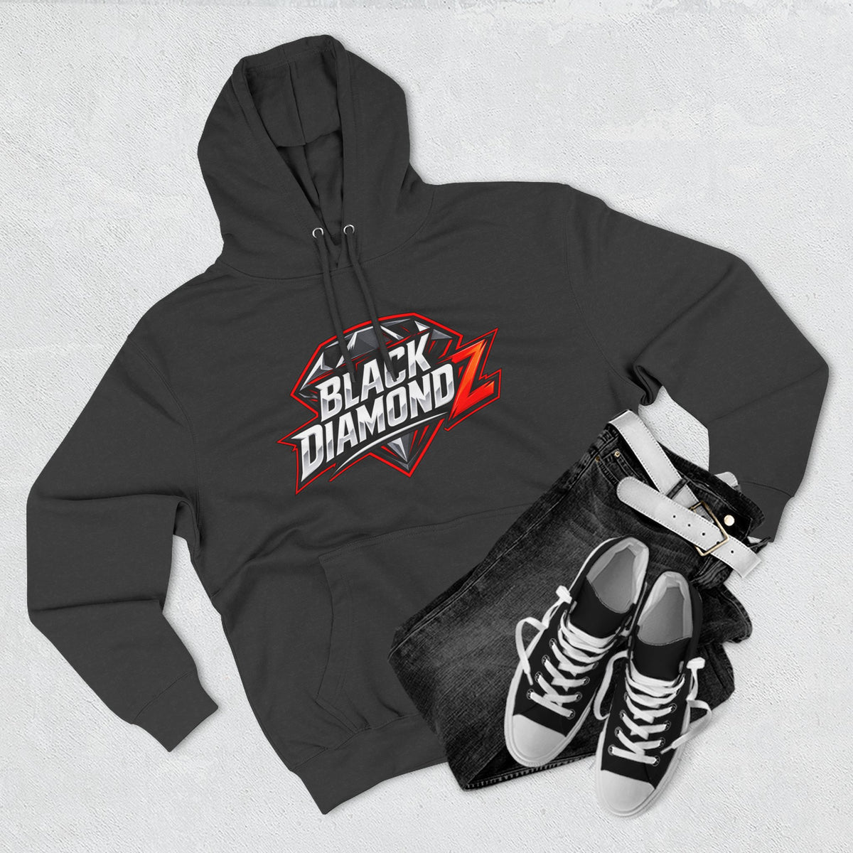 Stugis "Black Diamondz" Cheer Fleece Pullover Hoodie