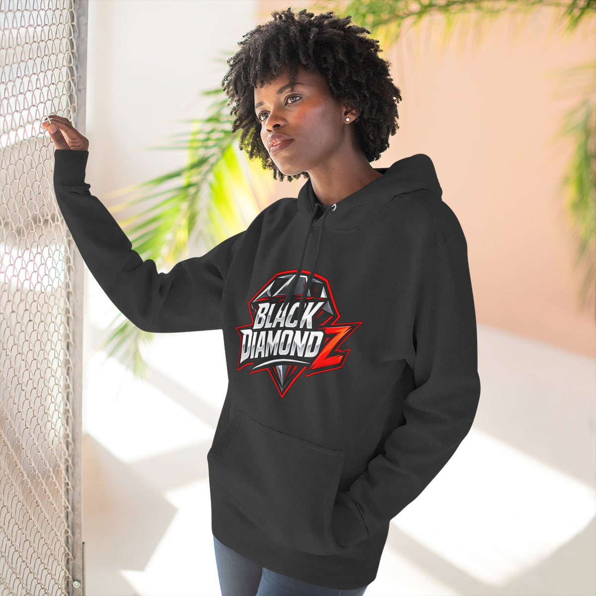 Stugis "Black Diamondz" Cheer Fleece Pullover Hoodie