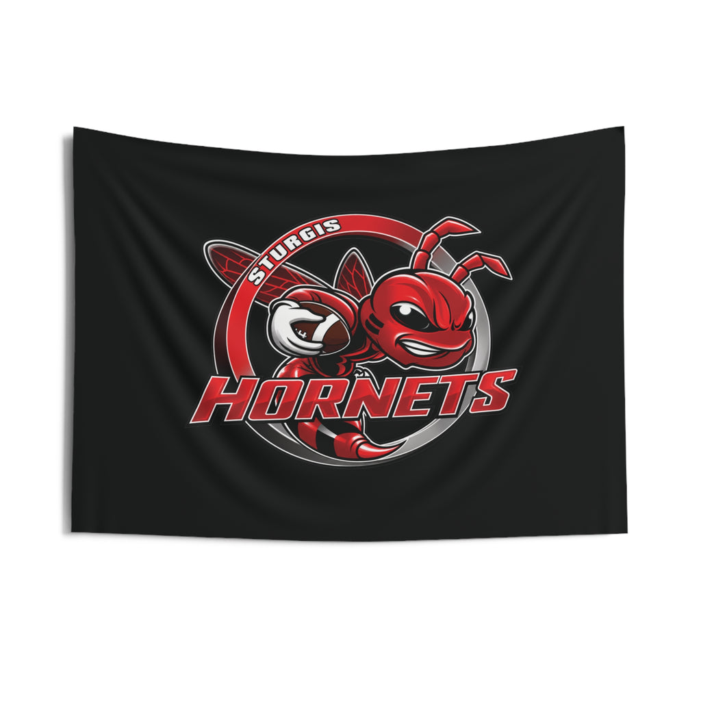 Sturgis Hornets Mascot Logo Indoor Wall Tapestry