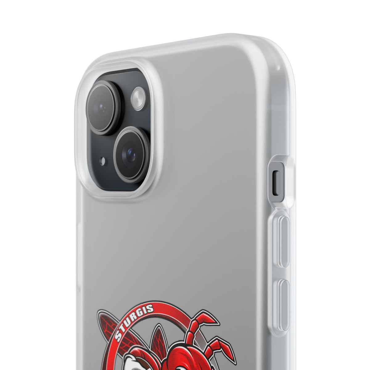 Sturgis Hornets Mascot Logo Clear Flexi Phone Case