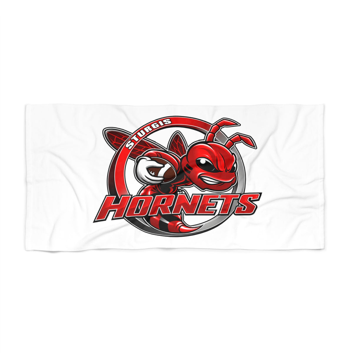 Sturgis Hornets Mascot Beach Towel