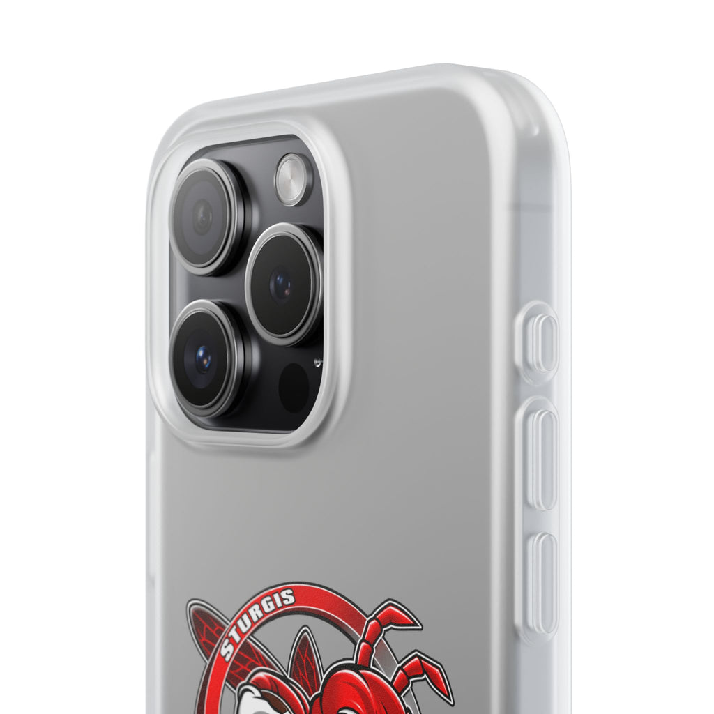 Sturgis Hornets Mascot Logo Clear Flexi Phone Case