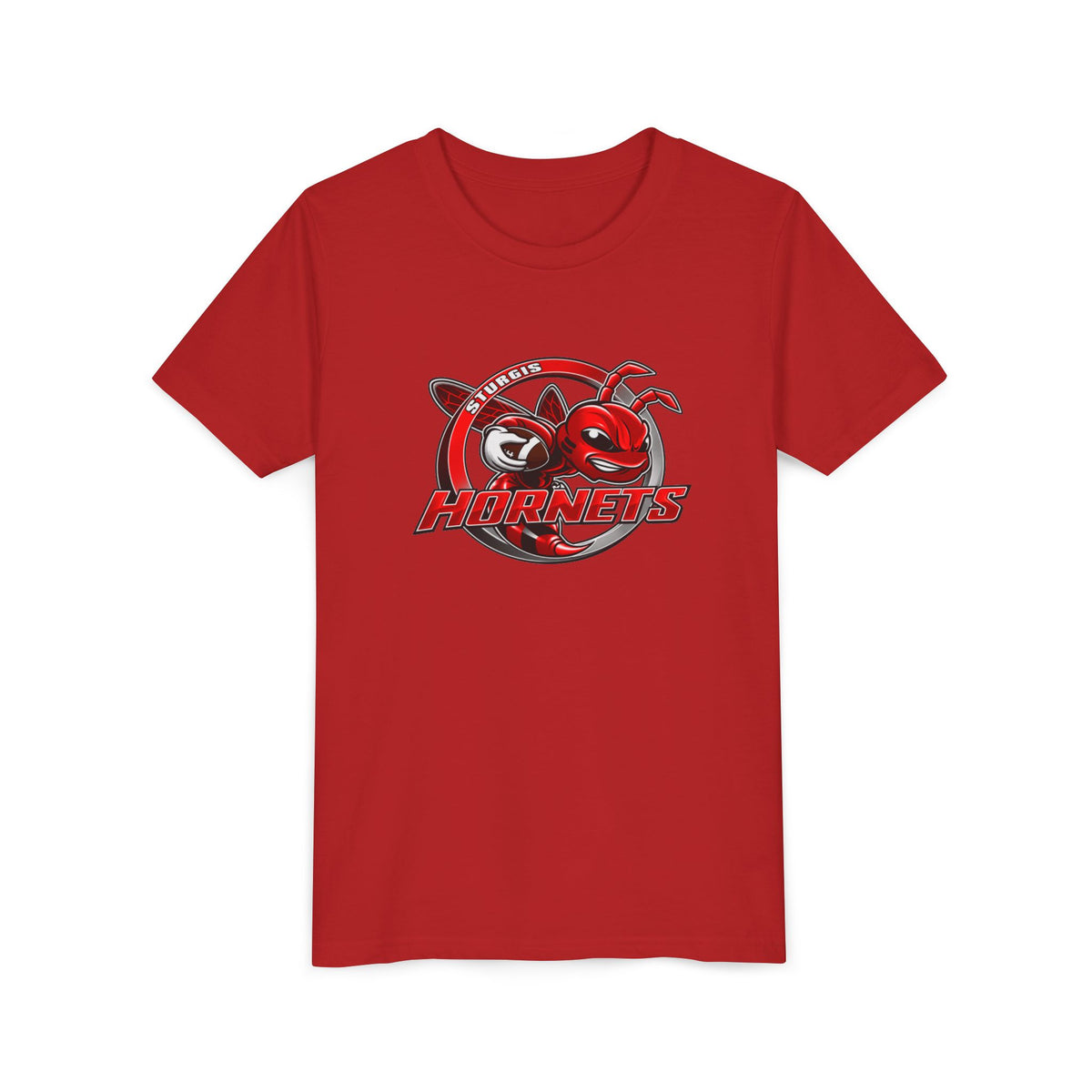 Sturgis Hornets Mascot Logo Youth Tee