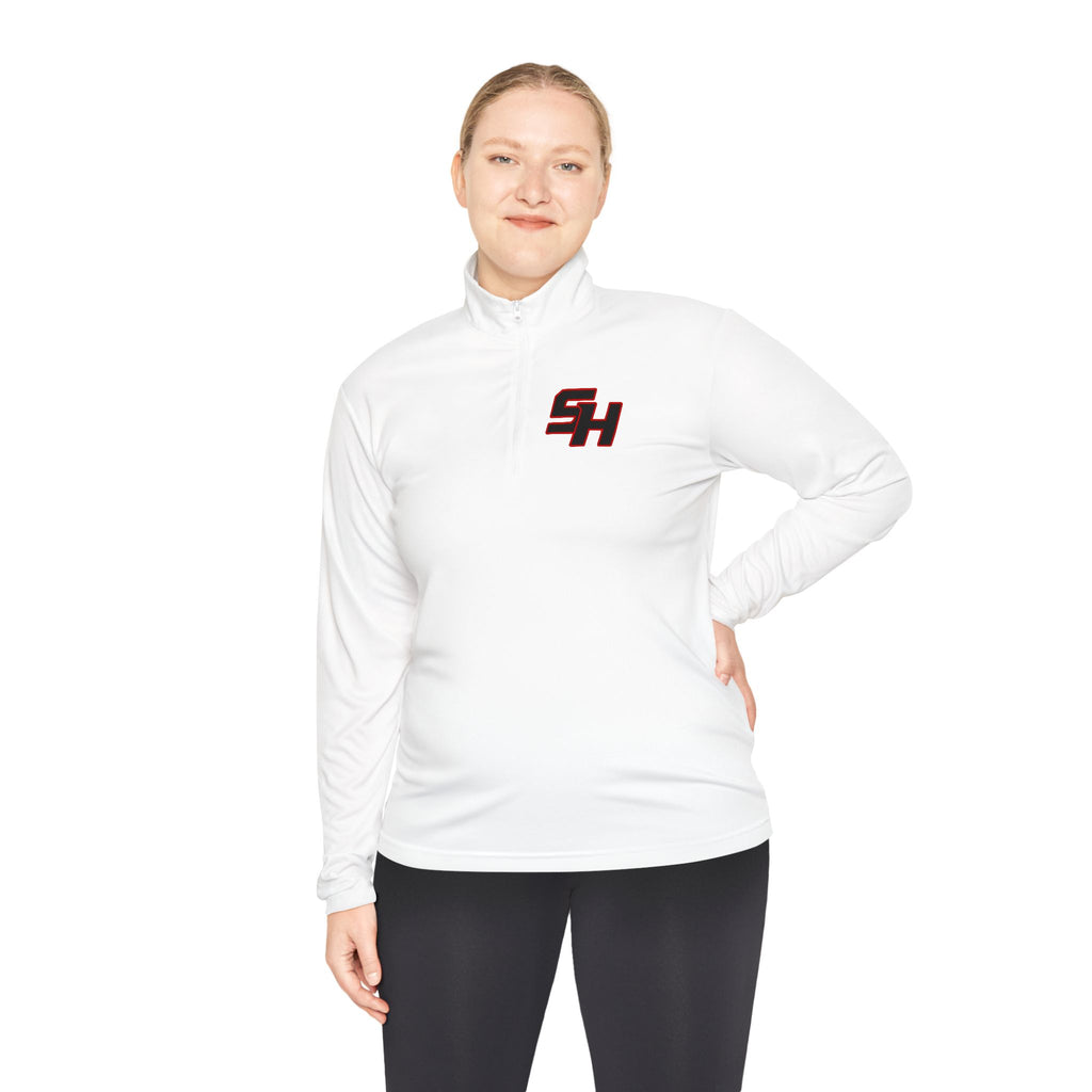 Sturgis Hornet Monogram/SH Logo Embroidered Quarter-Zip Pullover