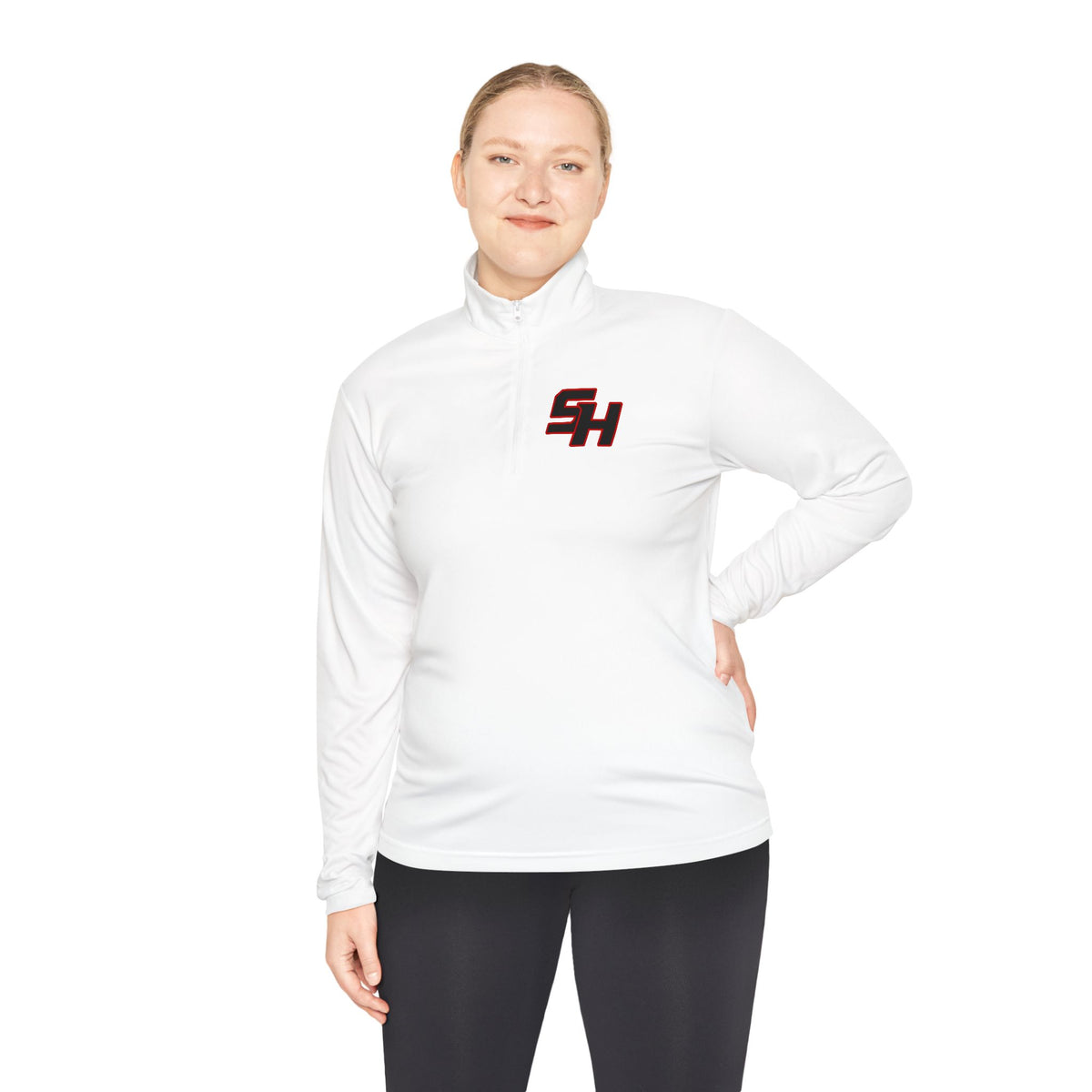 Sturgis Hornet Monogram/SH Logo Embroidered Quarter-Zip Pullover