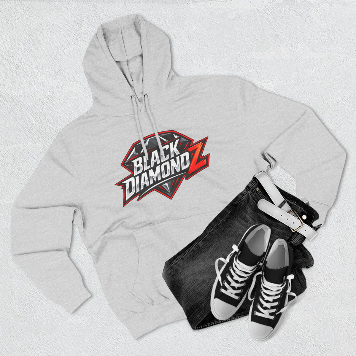 Stugis "Black Diamondz" Cheer Fleece Pullover Hoodie