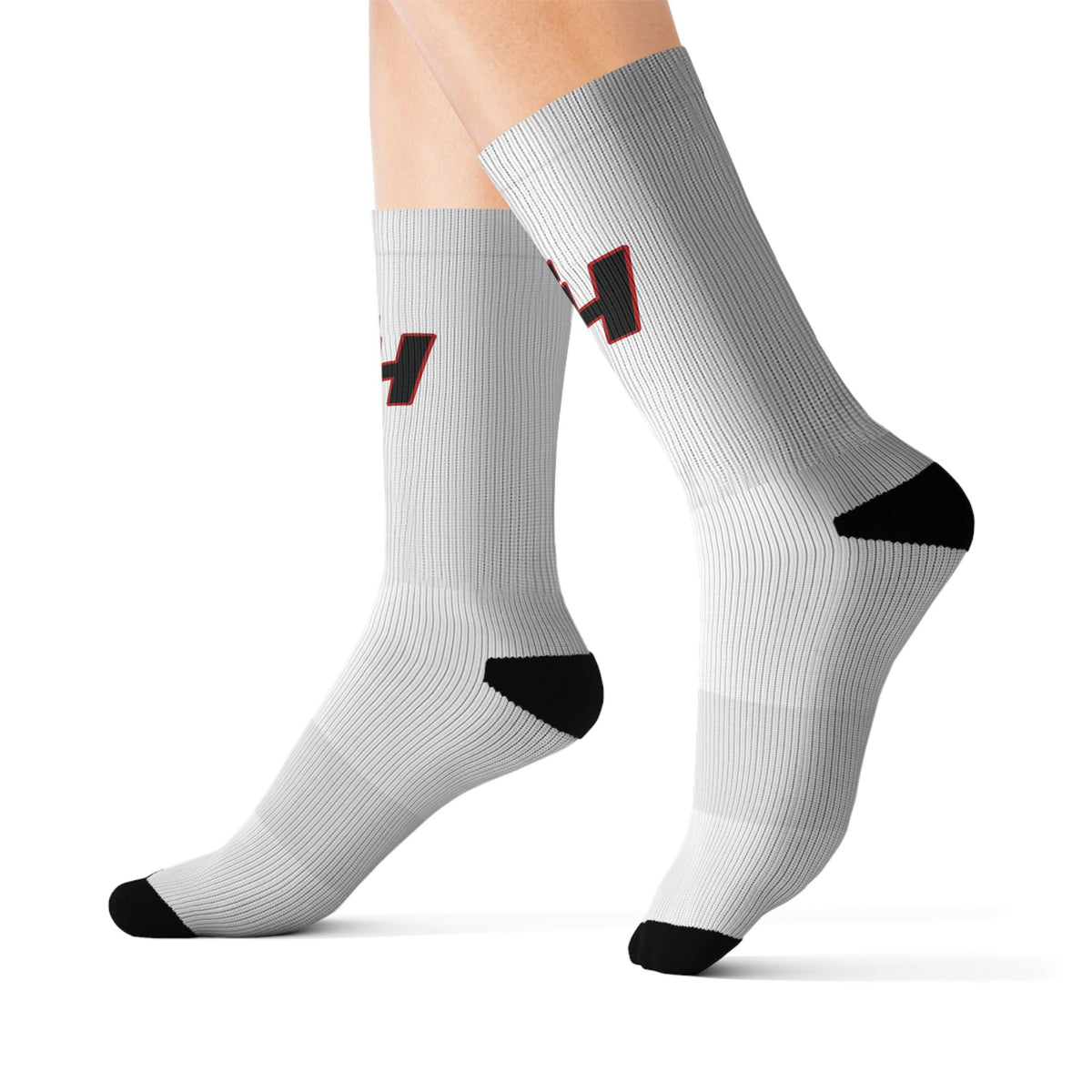 Sturgis Hornets Monogram Logo Sublimation Crew Socks