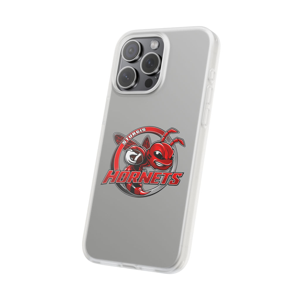 Sturgis Hornets Mascot Logo Clear Flexi Phone Case