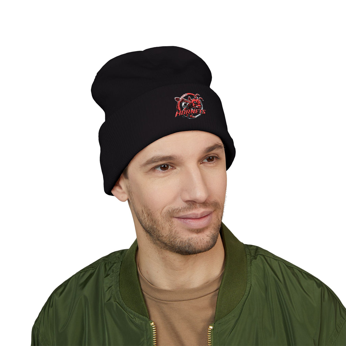 Sturgis Hornets Mascot Logo Embroidered Winter Hat