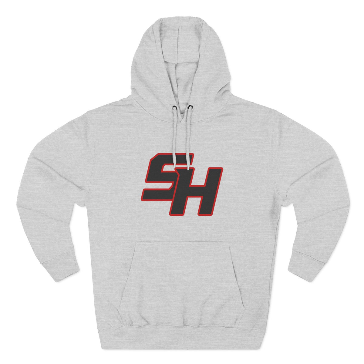 Stugis "SH" Monogram Logo Fleece Pullover Hoodie