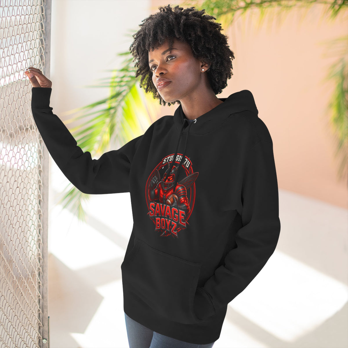 Sturgis "Savage Boyz" 7u Fleece Pullover Hoodie