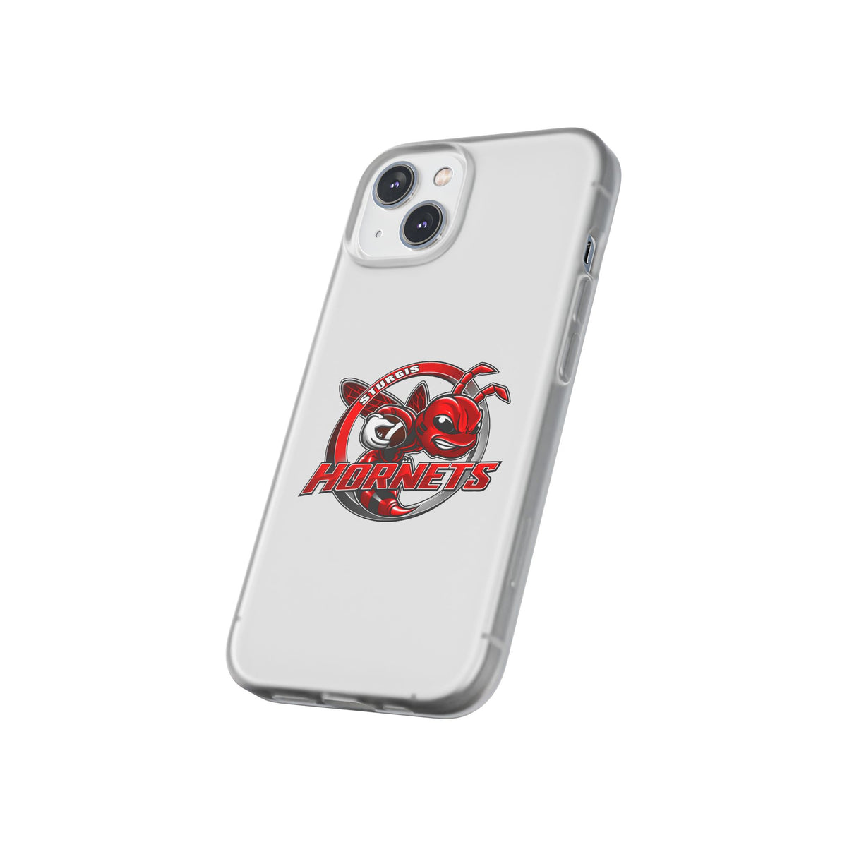 Sturgis Hornets Mascot Logo Clear Flexi Phone Case