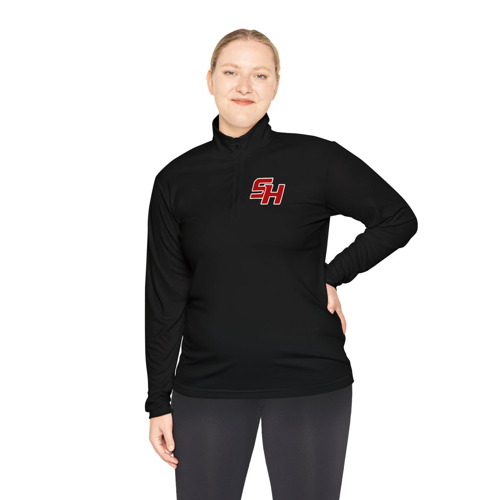 Sturgis Hornet Monogram/SH Logo Embroidered Quarter-Zip Pullover
