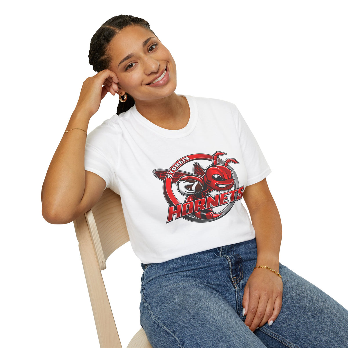 Sturgis Hornets Mascot Logo Tee