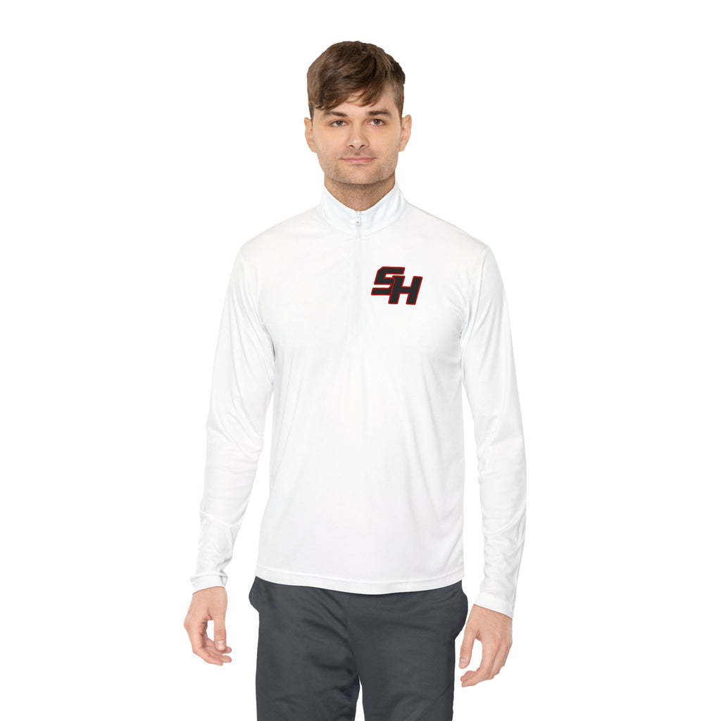 Sturgis Hornet Monogram/SH Logo Embroidered Quarter-Zip Pullover