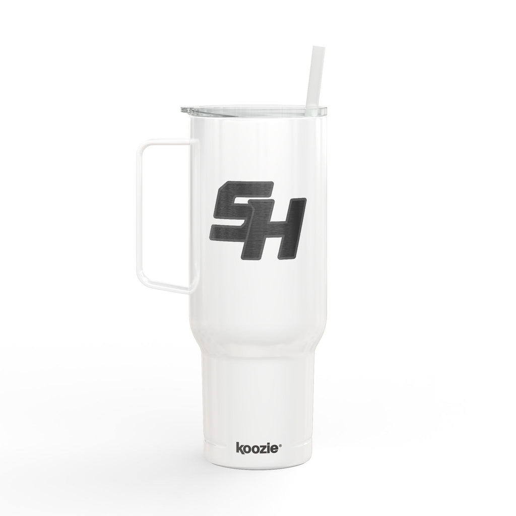 Sturgis Hornets Monogram Logo 40oz Engraved Insulated Tumbler with Lid & Straw