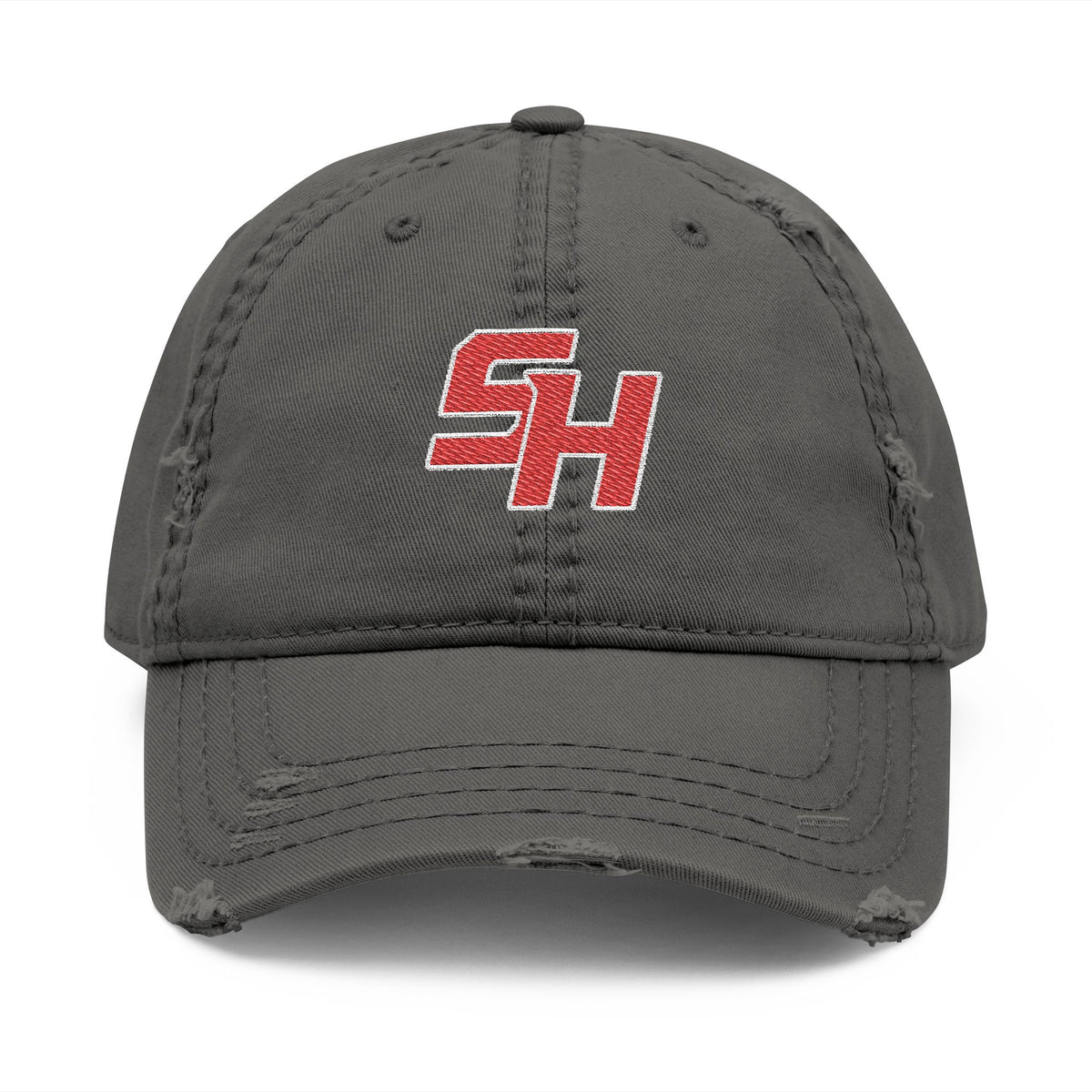 Sturgis Hornets Monogram Logo Distressed Embroidered Dad Hat