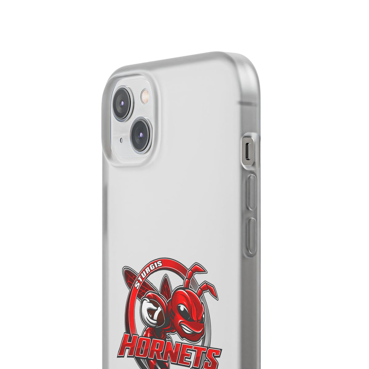 Sturgis Hornets Mascot Logo Clear Flexi Phone Case