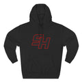 Stugis "SH" Monogram Logo Fleece Pullover Hoodie
